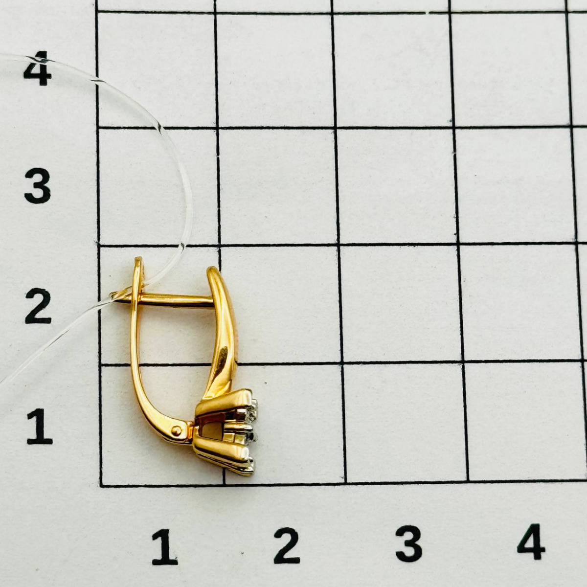 Серьги с бриллиантом SOKOLOV 1021416 №25 5