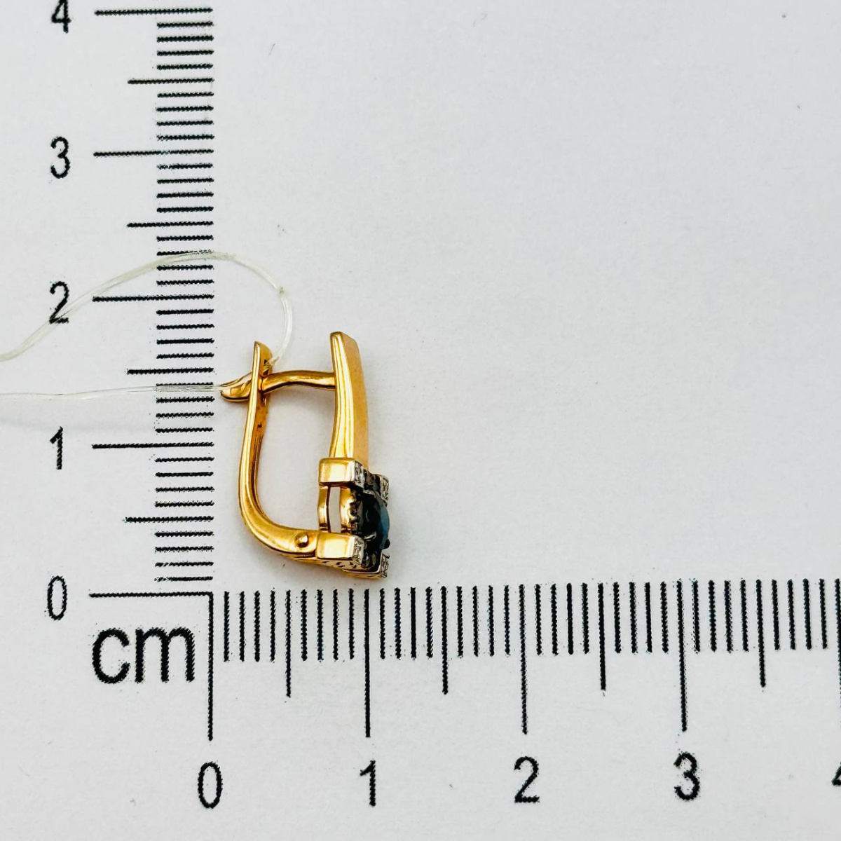 Серьги с бриллиантом АЛЬКОР 25833-170