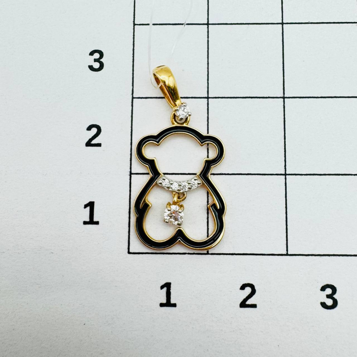 Подвеска из золота RUSGOLDART 3645407 1 1 13