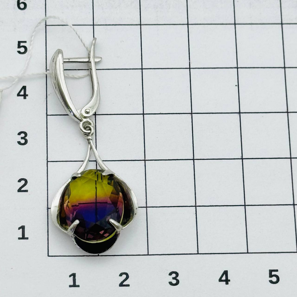 Серьги из серебра Silver 925 АР СИ-ЛОПУХ М.