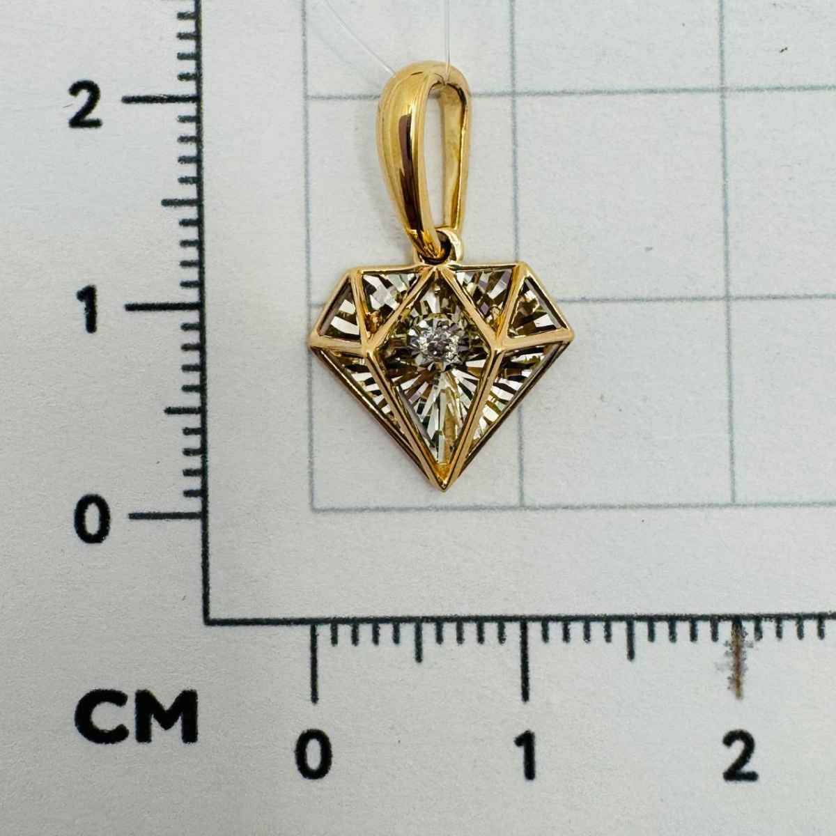 Подвеска с бриллиантом grigoriev 03-11-51196-11-00