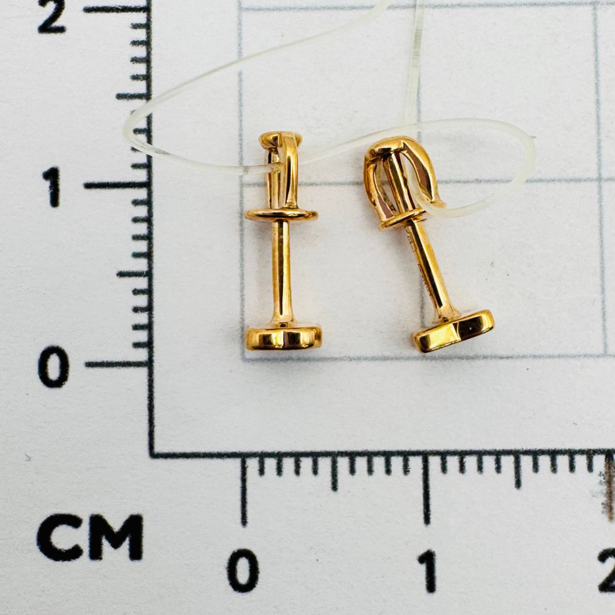 Серьги пуссеты из золота CORONA С4935