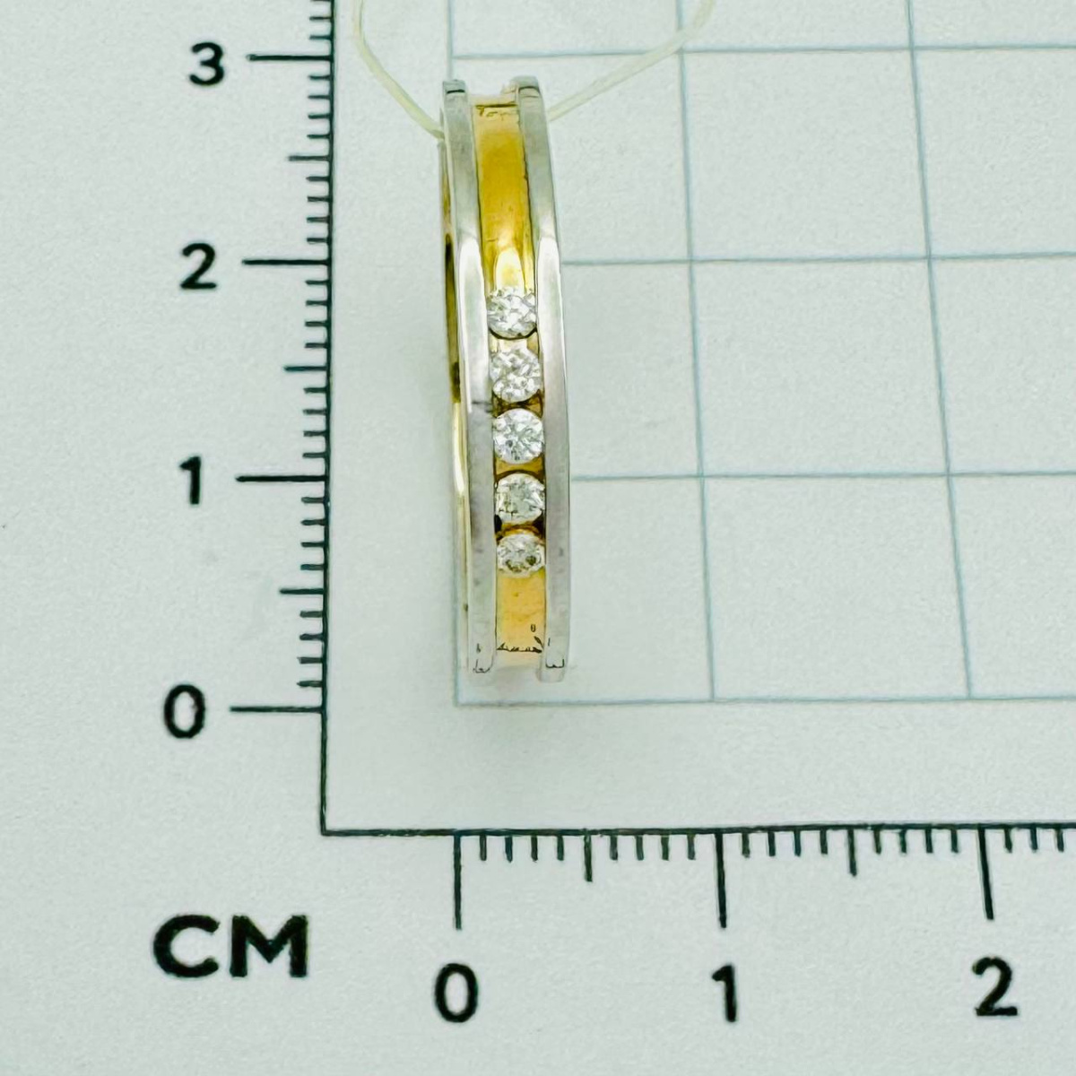 Кольцо обручальное с бриллиантом из красного золота Brilliant Style 946-110-2