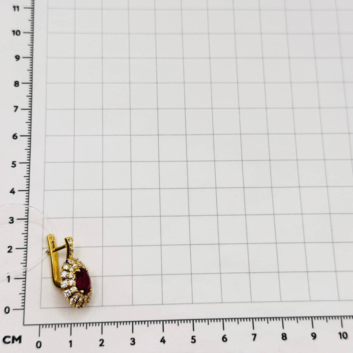 Серьги с бриллиантом 5577945 R