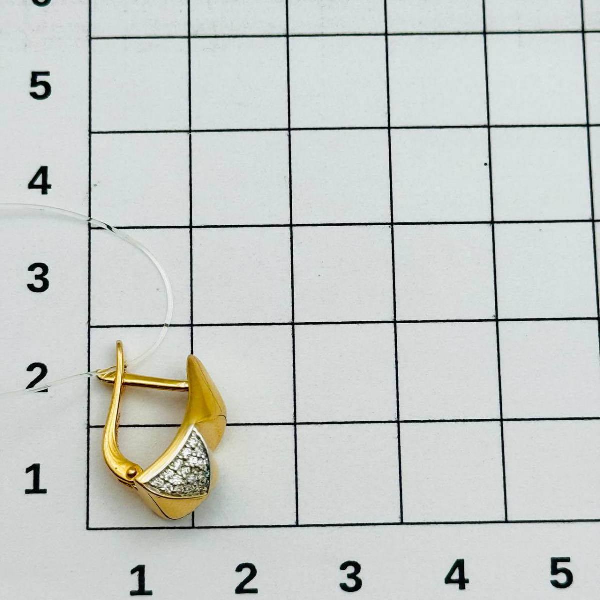 Серьги из золота CORONA с4324