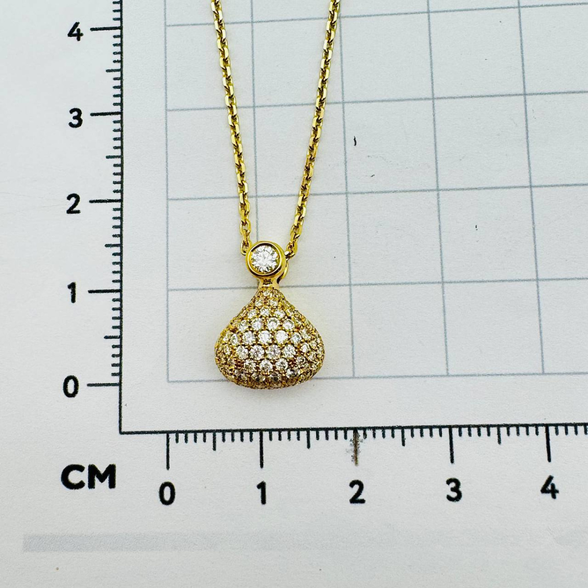 Подвеска с бриллиантом Арт-Модерн 050619-Ж