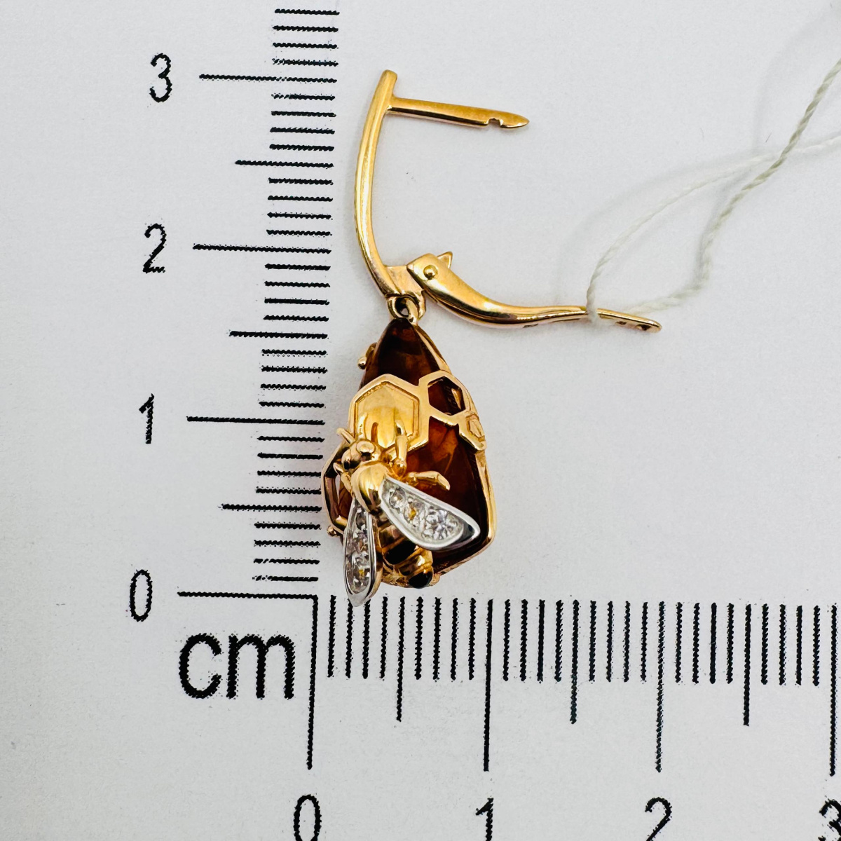 Серьги из золота Платина 02-4682-00-733-1110-57 №2