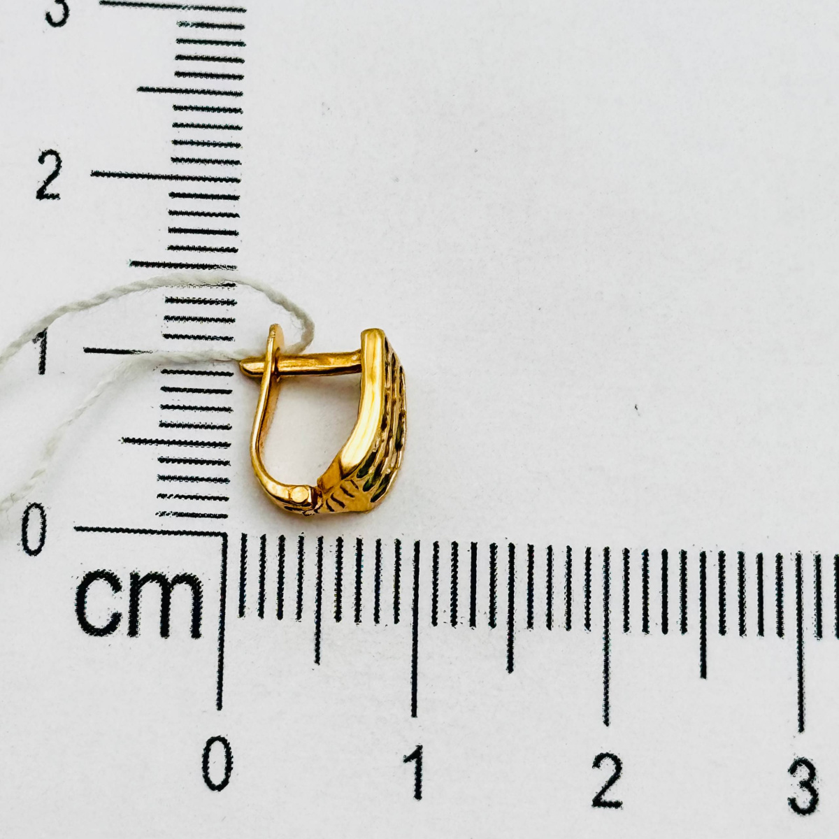 Серьги детские из золота РОСТЗОЛОТО 0904