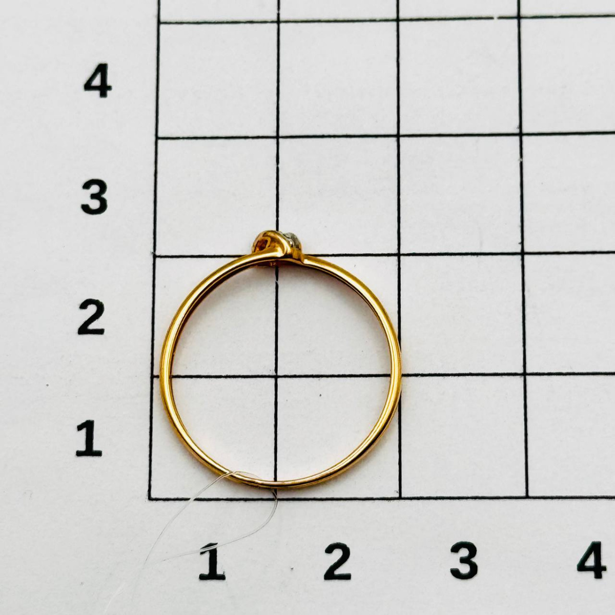 Кольцо помолвочное из золота DEL'TA 1105772