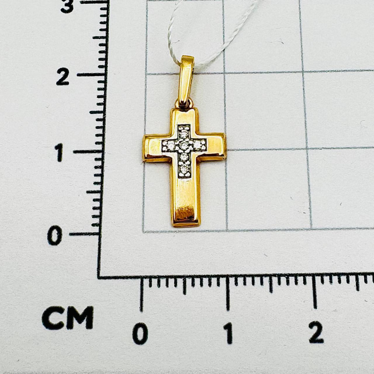 Подвеска крест с бриллиантом АРИНА 1041493-11140