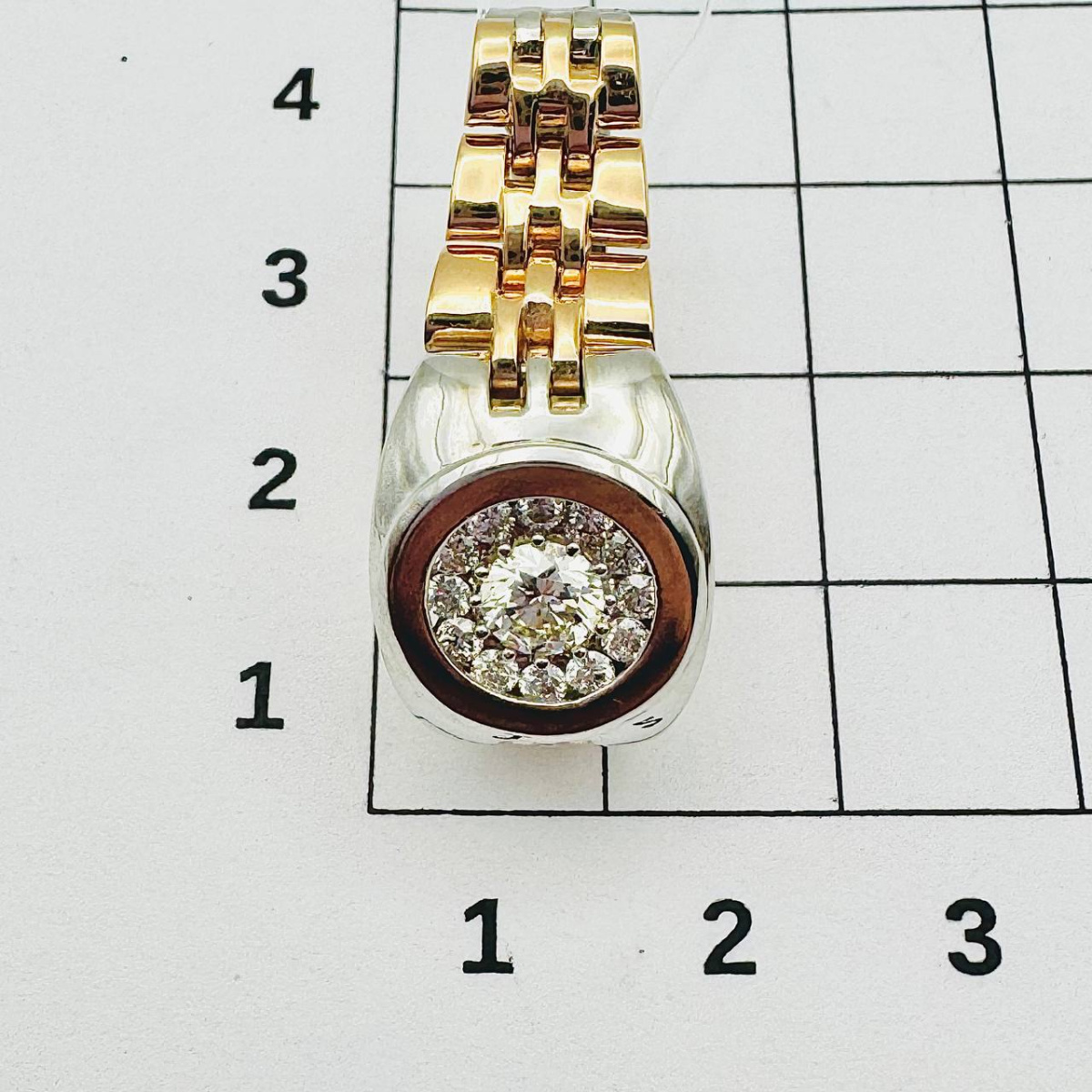 Кольцо мужское с бриллиантом ГАЛЕРЕЯ ЭКСКЛЮЗИВА 4514300