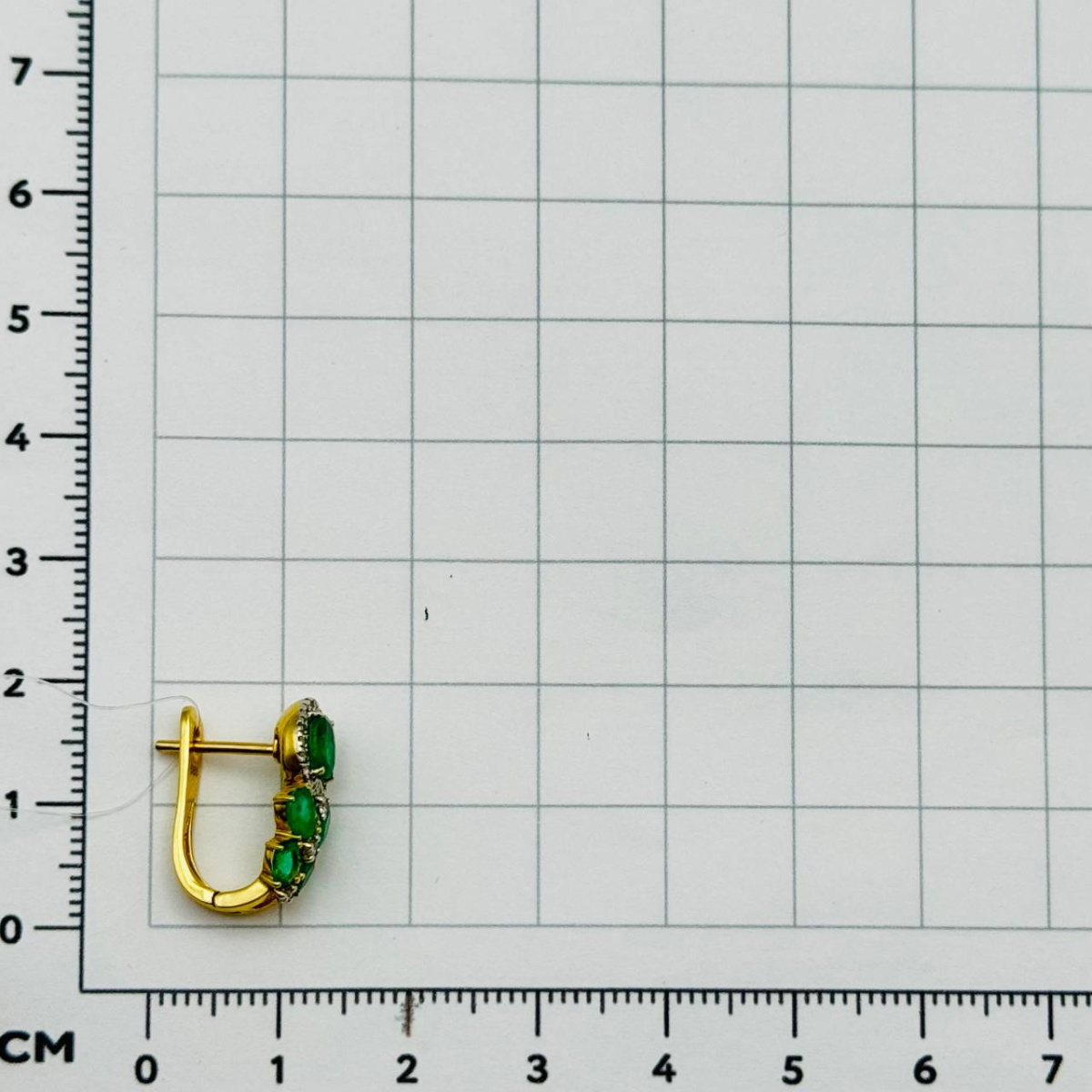 Серьги с бриллиантом SARGON E1067-2010