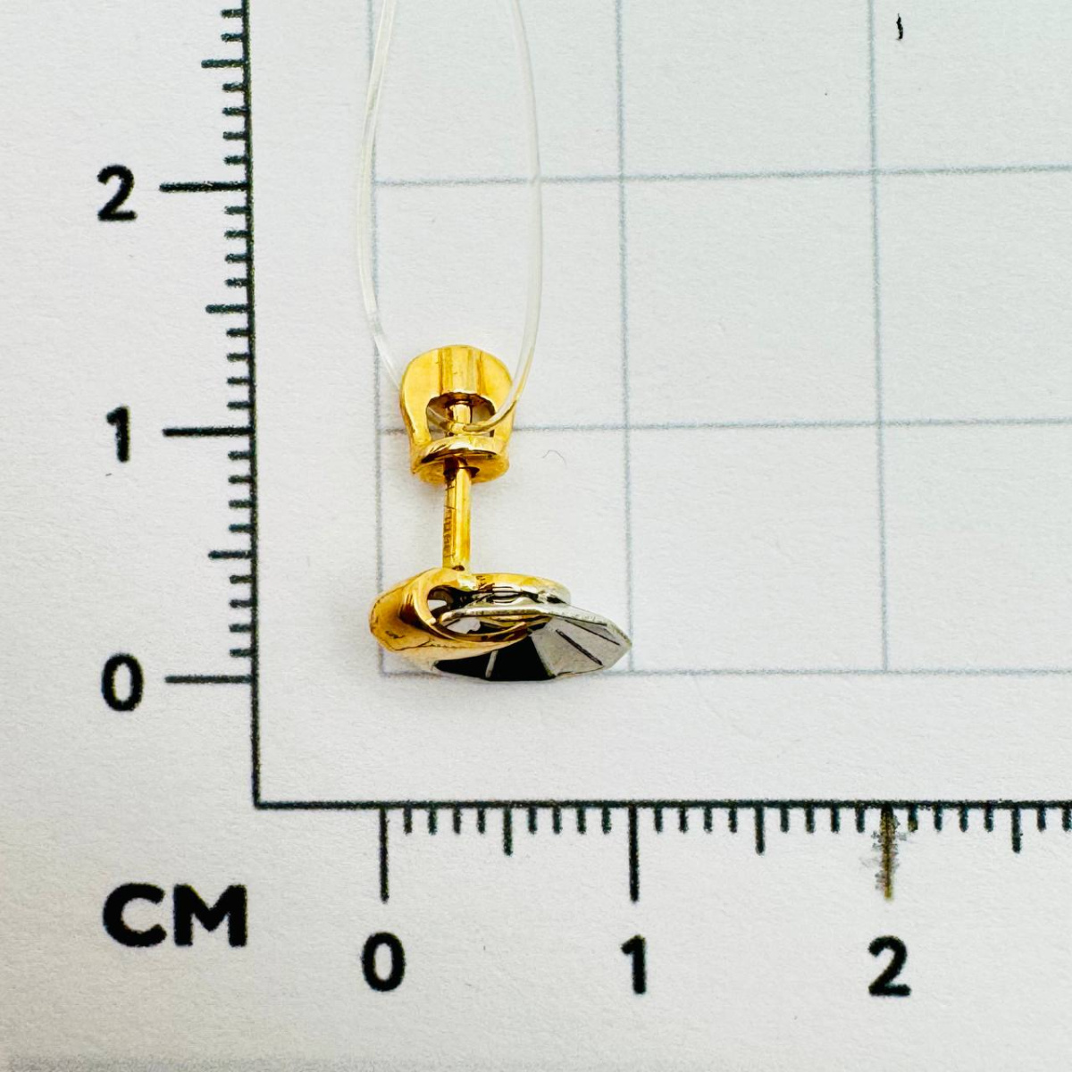 Серьги пуссеты из золота Платина 02-5367-00-000-1111