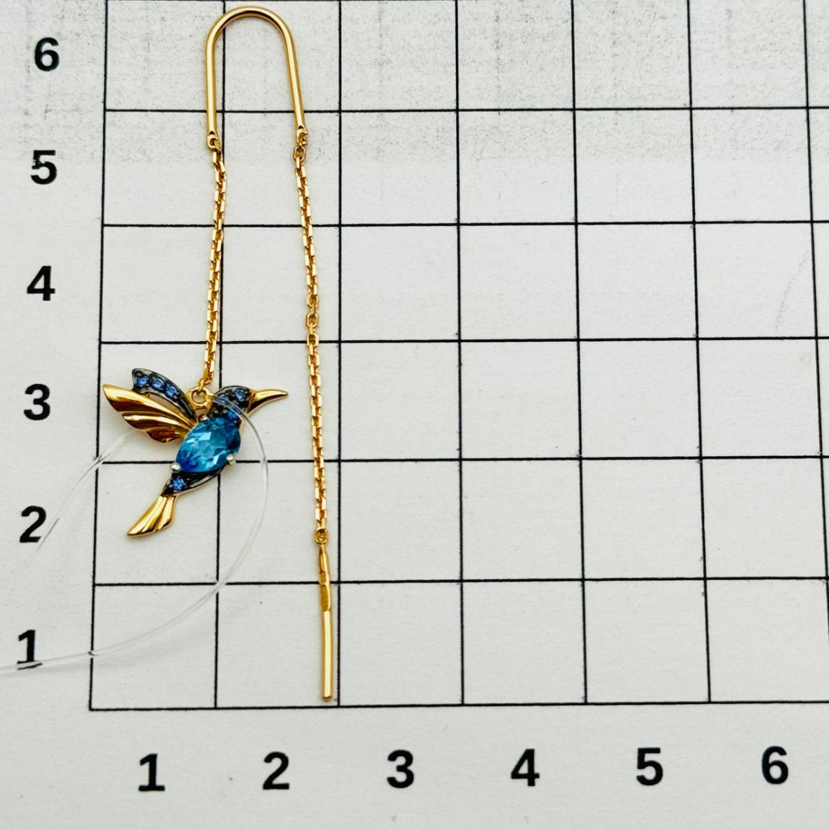 Серьги продежки из золота SOKOLOV 725373