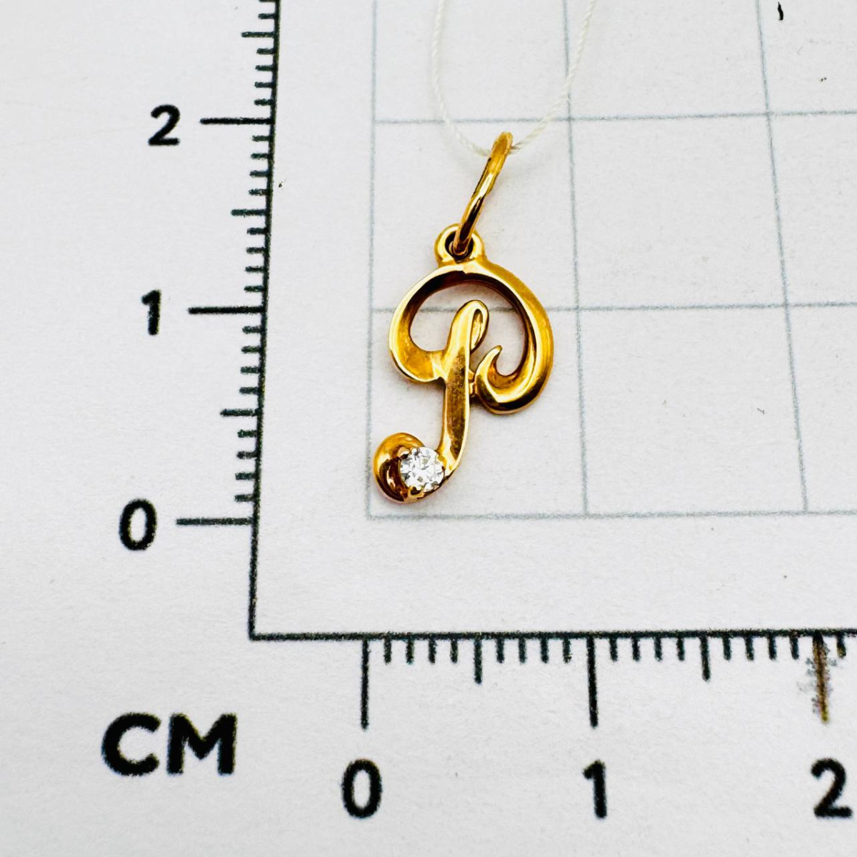 Подвеска буквы из золота RUSGOLDART 310807 1 1 10р