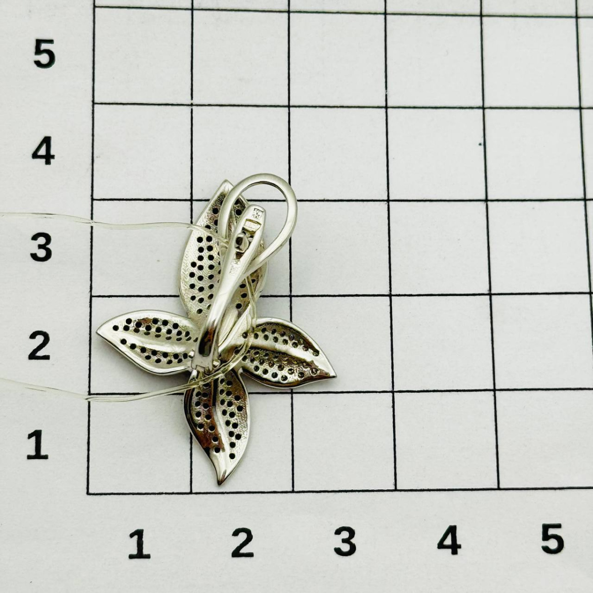 Серьги с бриллиантом PLATIKA JEWELRY 2-0444-215