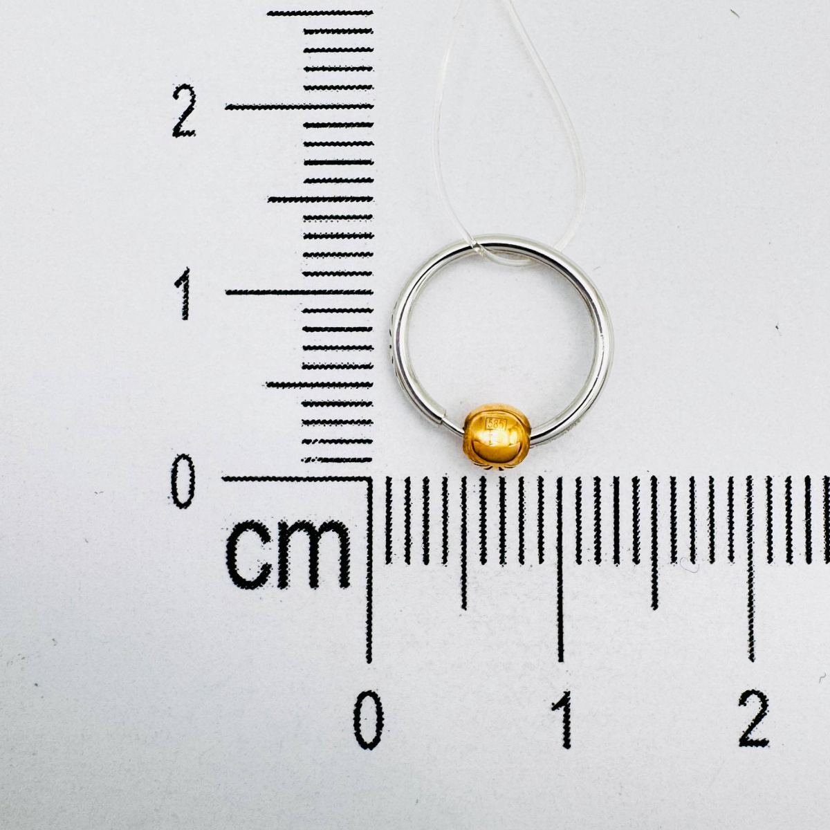 Серьги кольца из золота ZOLOTYE UZORY 40-62-0278-00