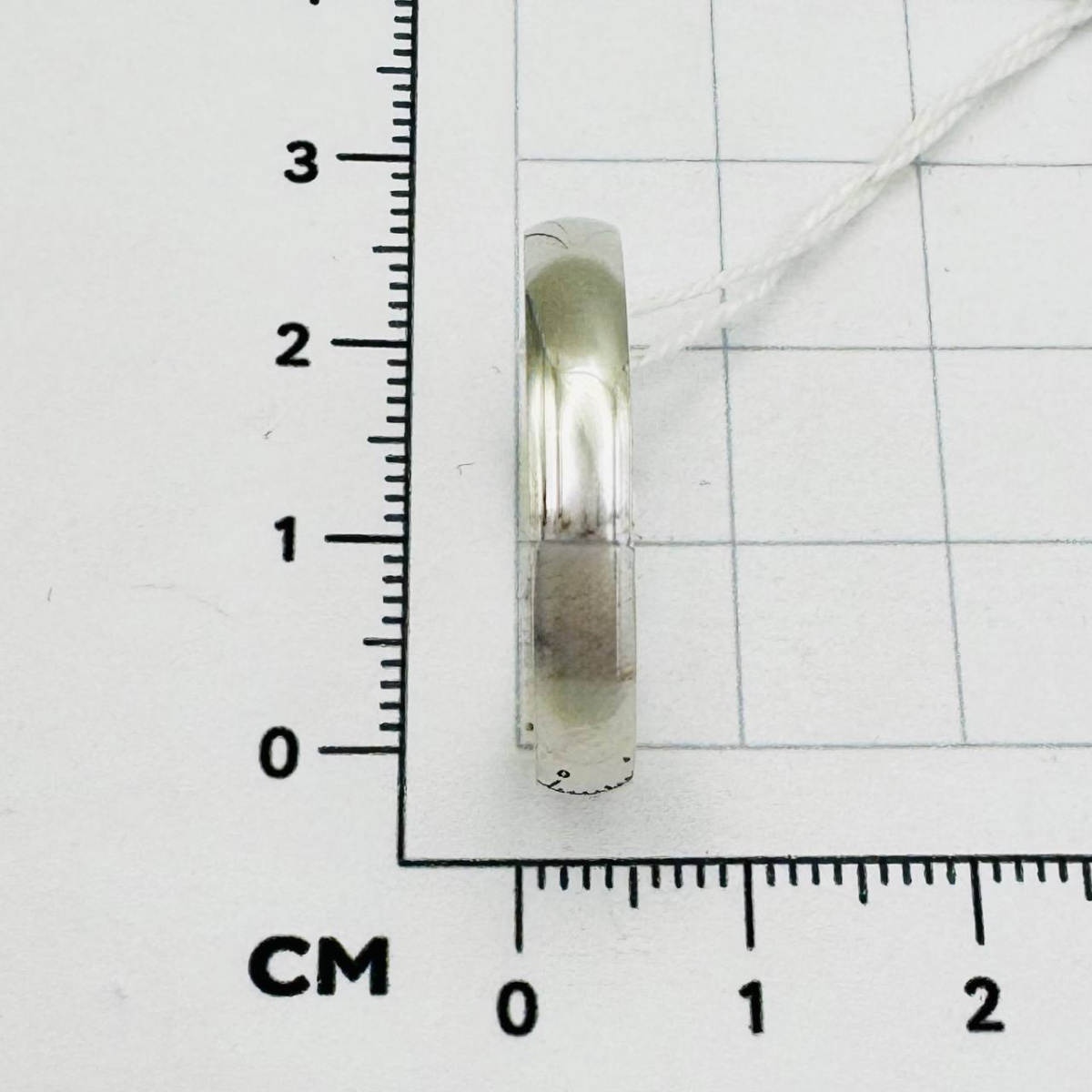 Кольцо обручальное из белого золота 7112112/4 б