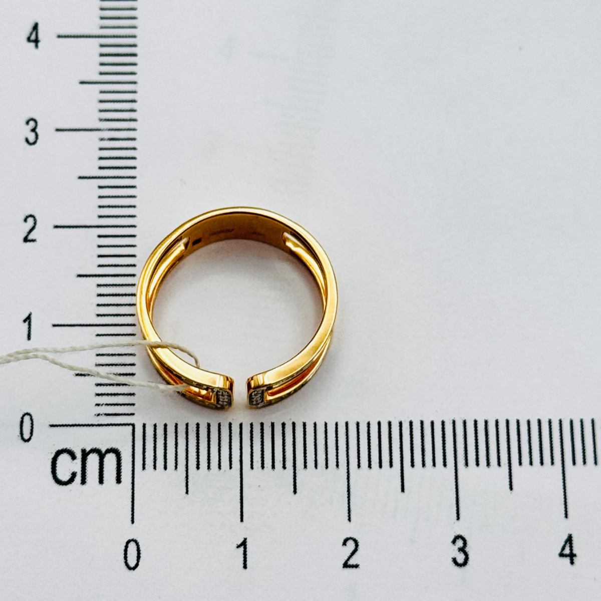 Кольцо с бриллиантом Белый бриллиант 1-11-1081-101