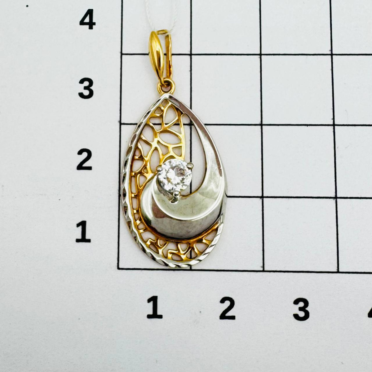 Подвеска из золота RUSGOLDART 3463710 1 1 1