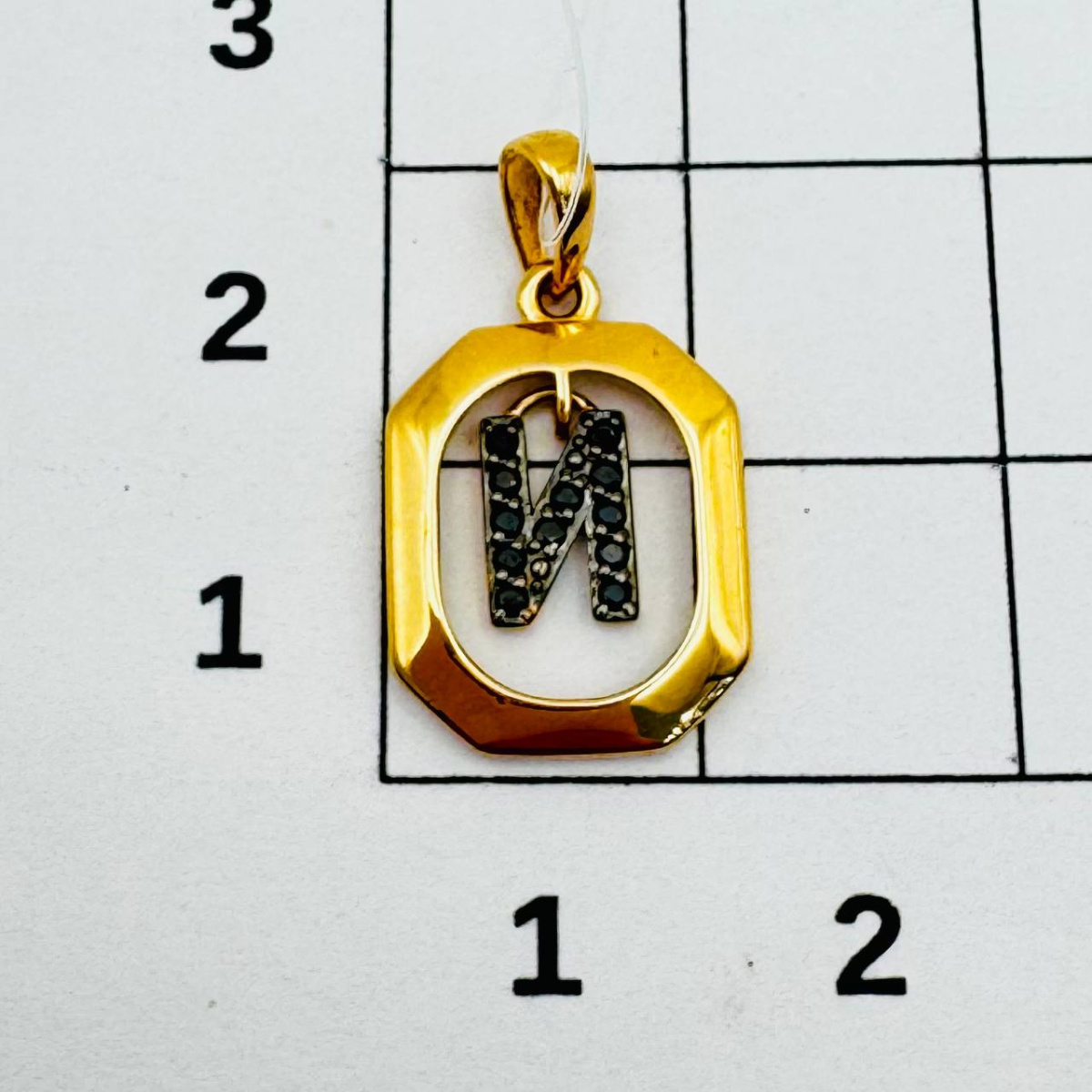 Подвеска буквы из золота RUSGOLDART 3689307и 1 10 2